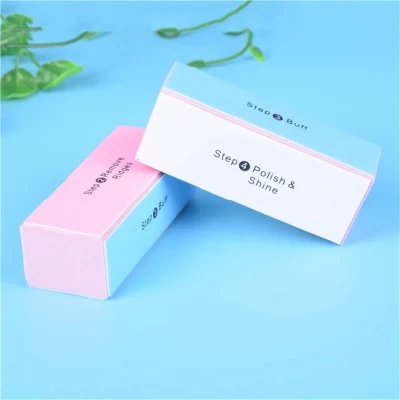 Four Sides Sponge Polishing Block Nail Polish Different Sand Numbersmin. Order: 3, 000 Pieces