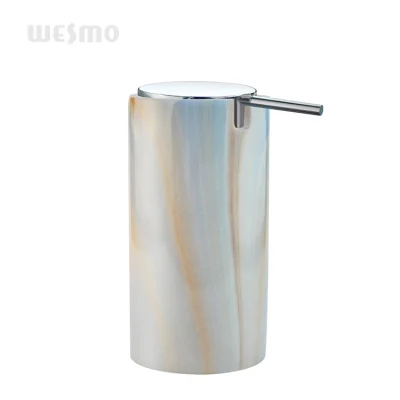 Hot Sale Marble Look Polyresin Bathroom Accessory Sets/Soap Dispenser