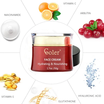 Hot Sale Private Label Skin Care Natural Organic Brightening Repairing Moisturizing Vitamin C Face Cream