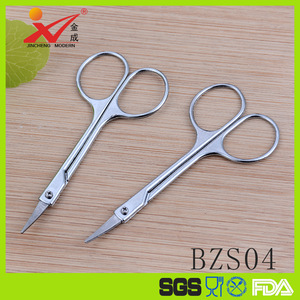 hot stainless steel makeup scissors eyebrow scissors