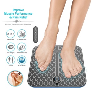 Multifunctional Customized Foot Care U Shape Massager For Dual Feet