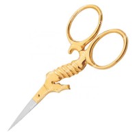 New High Quality Stainless Steel Fancy Embroidery (Seahorse) Scissors Needle Pointed By Farhan Products & Co