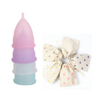 OEM Logo And Colors Foldable Silicone Menstrual Cup