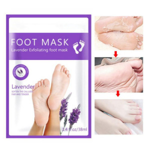 OEM/ODM Lavender foot mask moisturizes and whitens the skin foot mask