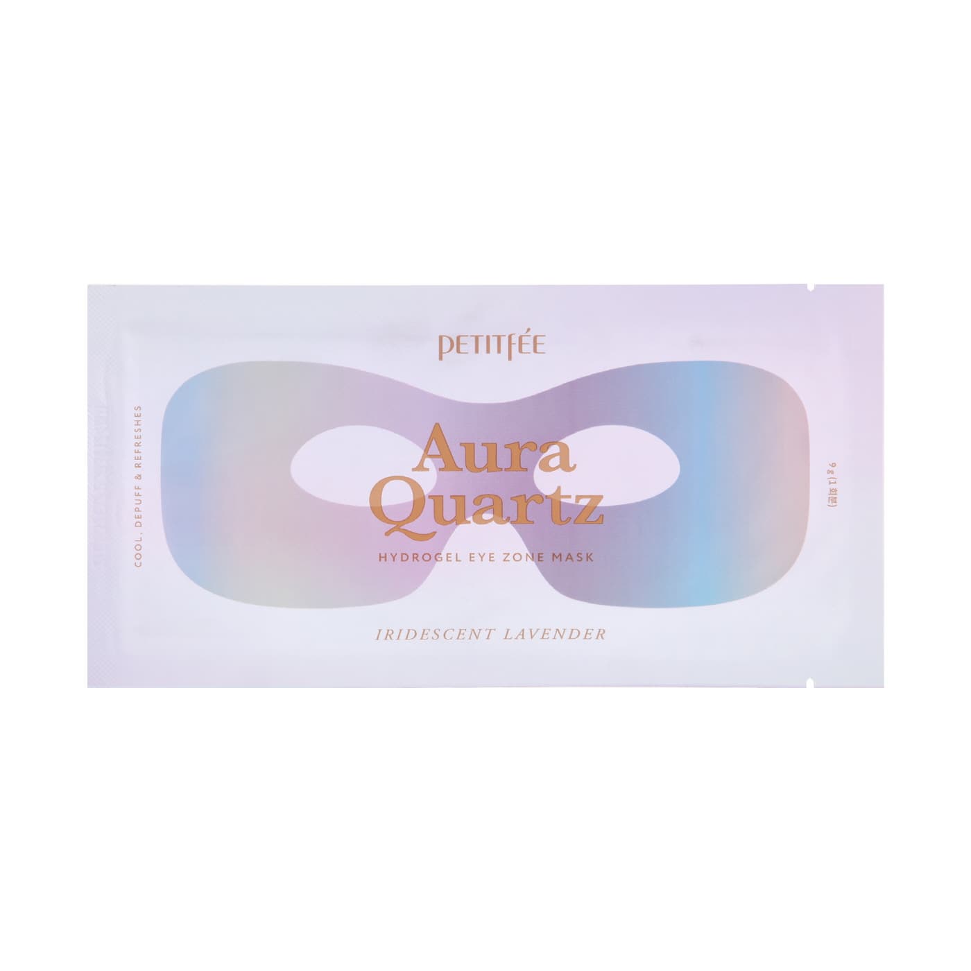 PETITFEE Aura Quartz Hydrogel Eye Zone Mask - Iridescent Lavender