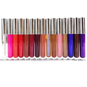Private Label Make Your Own Lipstick 15 Color Liquid Lip Stick Lip Glaze No Logo Lip Gloss
