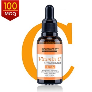 Private Label Moisturizing Firming Vitamin C Serum With Hyaluronic Acid For Skin Beauty Care Face Serum