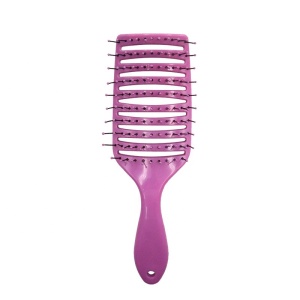 Professional injection molding scalp massage vent detangling plastic hair brush with nylon needle