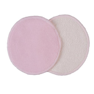 Reusable 12CM Bamboo Makeup Remover Pads With Mesh Laundry Bag Packed