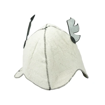 Super March Bucket Sauna Bath Hat for Man Wool Hut 100% Hats for Luxury Sauna Bath