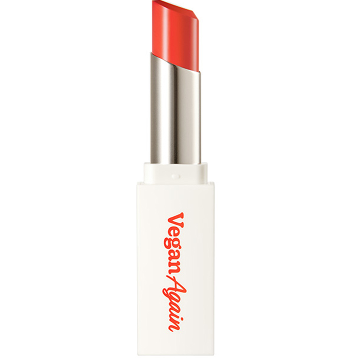 (TOUCH IN SOL) Vegan Again Juicy Glow Lipstick [Sunset Orange] 3.5g
