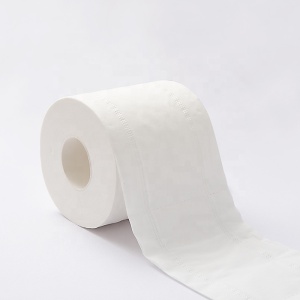 Virgin Wood Pulp 100% Cellulose customized print Bathroom Tissue Paper rolls