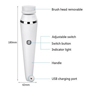 Waterproof Facial Cleansing Brushes CE/FCC Facial Brush Natural Face Cleanser Sonic Spin Face clean brush face cleansing tools