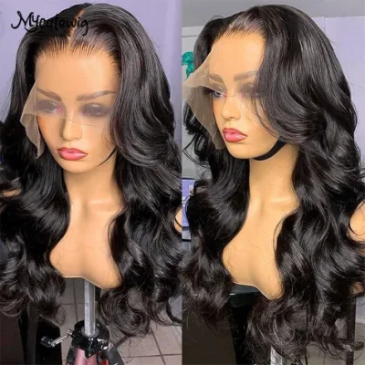 Wholesale 13X4 4X4 13X6 360 HD Transparent Unprocessed Brazilian Virgin Hair Free Part Lace Front Human Hair Wig