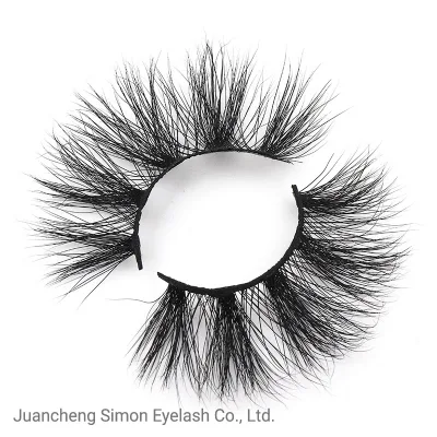 Wholesale 5D Mink False Eye Lashes with Customized Eyelash Packing Box