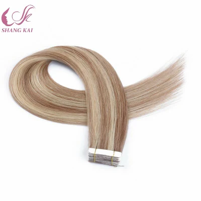 Wholesale Brazilian Remy Silk Straight Virgin Tape Hair Extension