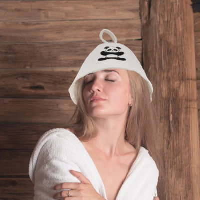 Wholesale Top Quality 100% Wool Felt Sauna Hat for Sale