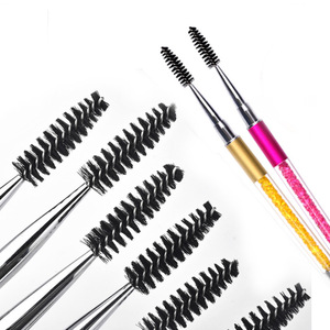 Yunya Wholesale Beauty Mascara Wands Rhinestones Eyelash Brush Makeup Brush For Mascara Wands OEM ODM