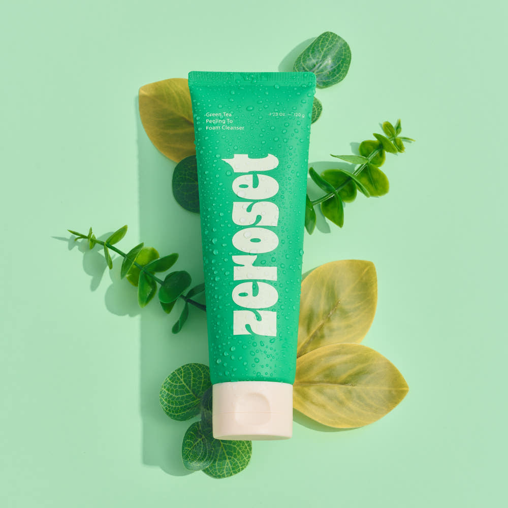 Zeroset Green Tea Peeling To Foam Cleanser 120g