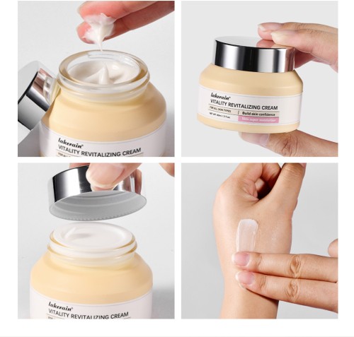 Hydrating Facial Moisturizer Cream, Moisturizing Brightening Skin Care Cream, Nourishing Revitalizing Face Cream for Daily Facial Skin Care