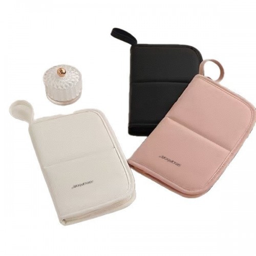 Travel Portable Multipurpose PU Folding Makeup Brush Storage Bag Cosmetic Tool Pouch