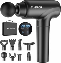 Elefor Massage Gun Deep Tissue,Percussion Back Massager Gun for Athletes