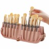 Travel Portable Multipurpose PU Folding Makeup Brush Storage Bag Cosmetic Tool Pouch