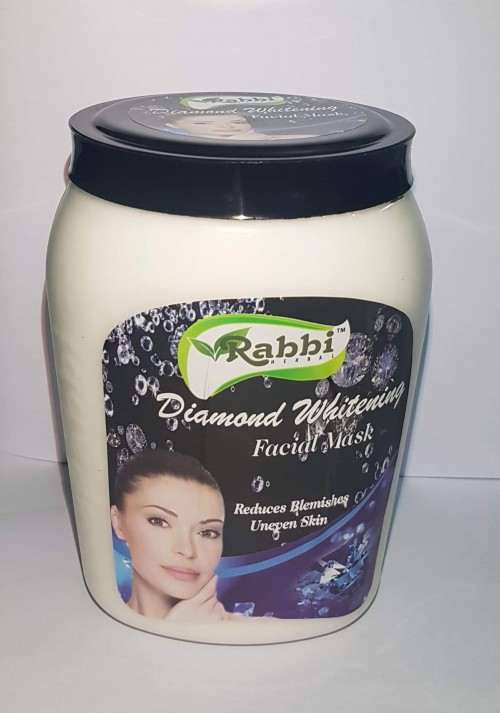 Diamond whitening facial mask