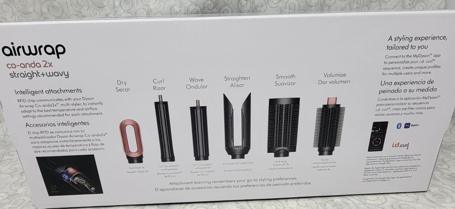 Dyson Airwrap Co-anda2x Multi-Styler and Dryer for Straight to Wavy Hair - New