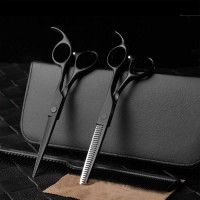 Hair Cutting Scissors Kit Thinning Shears Set Professional Barber Salon Haircut Scissors Set for Men Women Japanese Stainless