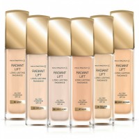 Max Factor Foundation Radiant Finish Lift Liquid SPF30 Hyaluronic Acid Long Wear
