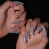 12 Colors Glitter Disco Solid Extension Gel