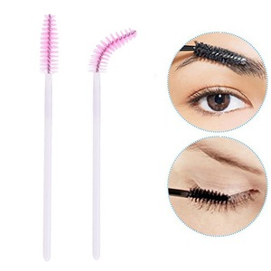 100 PCS Disposable Eyelash Brushes/ Mascara Wands Eyebrow Applicator