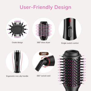 2021 Amazon WholesalerHair Dryer And Hot Air Brush, Onestep Hair Dryer 2 In 1 Hot Multifunctional Air Brush Dryer