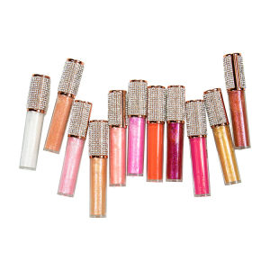 2021 new style shiny glitter lip gloss hot selling waterproof lip gloss vegan pigmented lip gloss