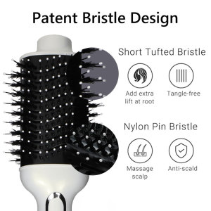 3 In 1 Salon Ionic Hot Air Brush One Step Hair Dryer And Styler Hot Air Brush