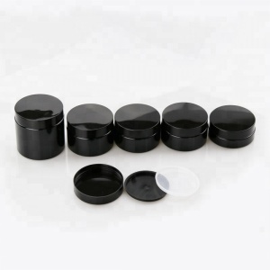 30ml 50ml 80ml 100ml 120ml 150ml 200ml 250ml black cosmetic jar and cream jar