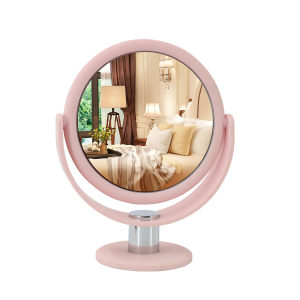 360 degree Rotatable Dual Sided with Magnifying Round Makeup Cosmetic Table Mirror