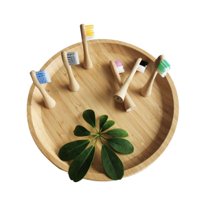 Bamboo Head Teeth Cleaning 4pcs Bamboo Electric Toothbrush Heads - Biodegradable