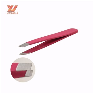 Best quality magic small size slant eyebrow tweezers