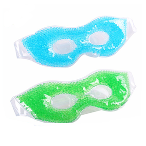 Blue gel beads eye sleep mask for beauty eye mask gel