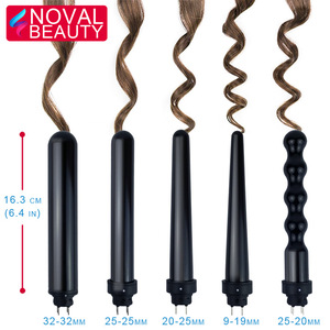 Ceramic / Titanium Easy Use Curling Iron Rollers Professional Automatic Hair Curler