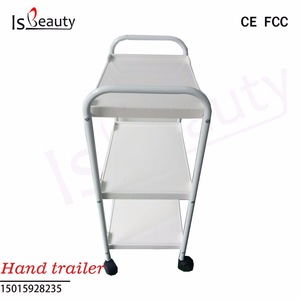 Cheep 3-Shelves stainless steel salon trolley