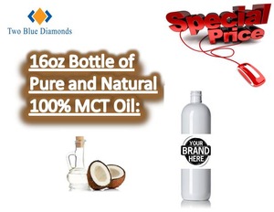 COA 16oz Fractionated Coconut Oil MCT Carrier Expeller Pressed Refined Pure Essential Oil Cocos Nucifera Odorless Clear