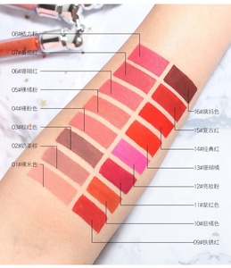 Customize organic lipstick matte private label lip gloss make your own brand liquid  lipstick