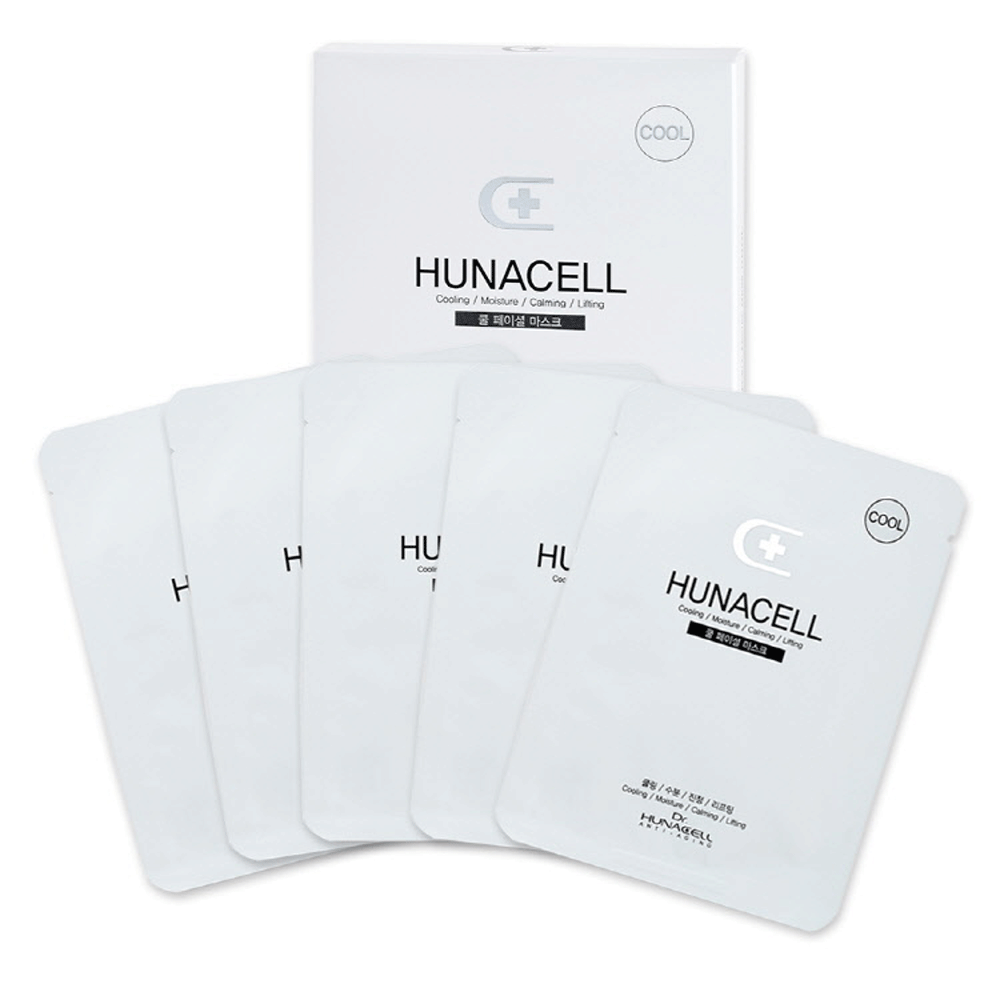 [Dr.hunacell]  Cool Facial Maskpack ( 5P*1box)