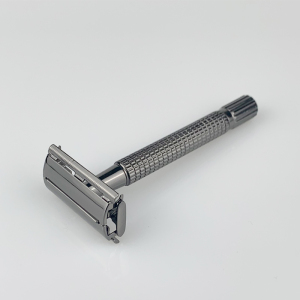 Eco Friendly Waste Free Sustainable Metal Black Safety Shaving Razor Double Edged Razor Blades