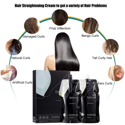 Fashion Permanent Professional Hair Perm Lotion Factory Production Curly to Straight Hair Perm Customized Hair Cream Perm