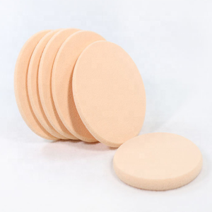 Free latex edge round shaped foundation puff,powder puff,cosmetic sponge puff