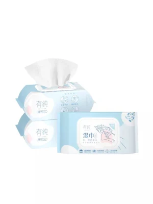 Free Sample Wet Tissue with Adjustble Size